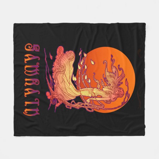 Samhain Fleece Deken (Voorkant (Horizontaal))
