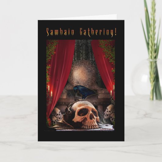 Samhain Gathering Uitnodiging - Ravens Den (Voorkant)