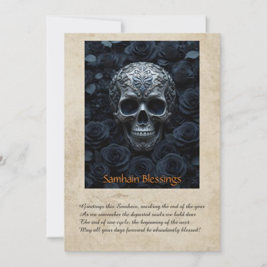 Samhain Greeting Card Bedankkaart (Voorkant)