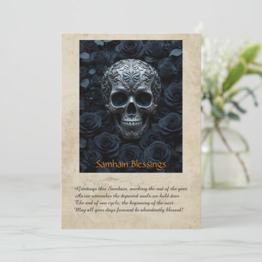 Samhain Greeting Card Bedankkaart (Staand voorkant)