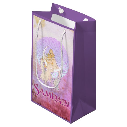 Samhain Greetings Lunar Goddess Klein Cadeauzakje (Voorkant Gekanteld)