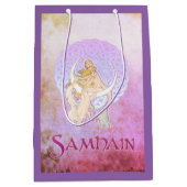 Samhain Greetings Lunar Goddess Medium Cadeauzakje (Voorkant)