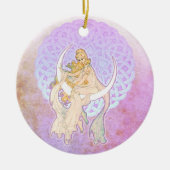 Samhain Greetings Lunar Goddess Ornament (Voorkant)