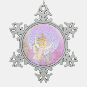 Samhain Greetings Lunar Goddess Ornament