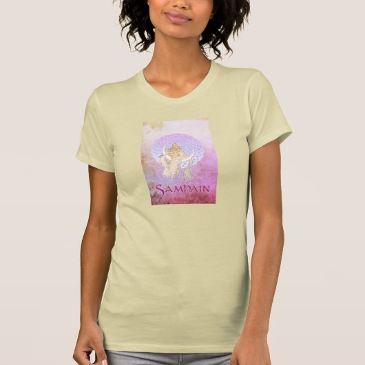 Samhain Groeten Maan Godin T Shirt (Voorkant)