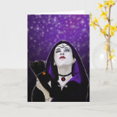 samhain hemelenwenskaart kaart (Gele Bloem)