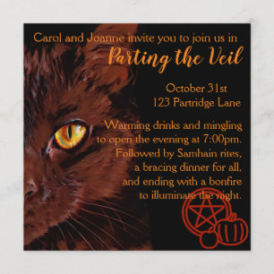 Samhain Invitation Kaart