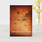 'Samhain Kaart (Gele Bloem)