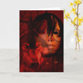 Samhain (kaart) kaart (Gele Bloem)