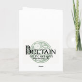 Samhain - Keltische katten Kaart (Achterkant)