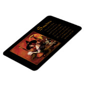 Samhain Magical Witch Magnet Magneet (Linkerzijde)