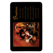 Samhain Magical Witch Magnet Magneet (Verticaal)