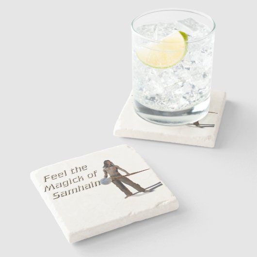 Samhain Magick Stenen Onderzetter (Zijkant)
