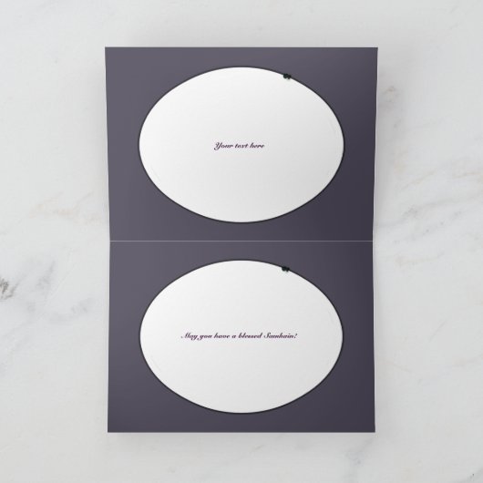 Samhain Mystique. Kaart (Binnen)