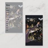 Samhain Mystique. Visitekaartje (Voorkant / Achterkant)