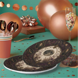 Samhain Nocturne Gotische Halloween Papieren Bordje