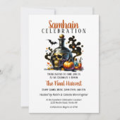 Samhain Oogst Heksen Brew Halloween Party Kaart (Voorkant)