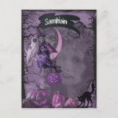Samhain Pagan Fantasy Art Briefkaart (Voorkant)