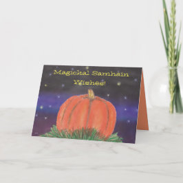 Samhain Pumpkin Night Kaart