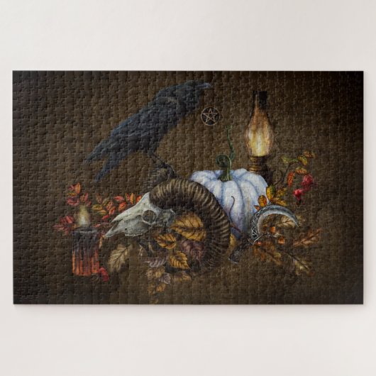 Samhain Raven Legpuzzel (Horizontaal)