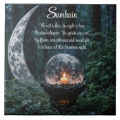 Samhain Sabbat Decor Tegeltje (Voorkant)