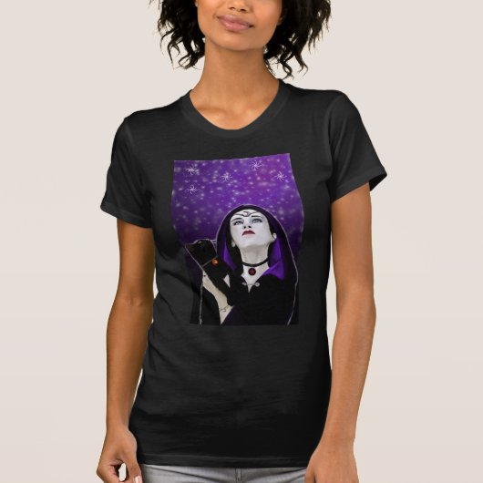 Samhain skies Donker t-shirt (Voorkant)