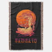 Samhain Throw Deken (Voorkant Verticaal)