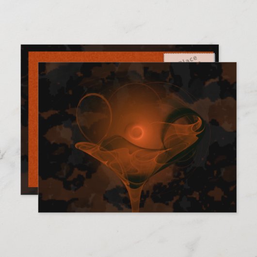 Samhain Toast Faery Martini Art Briefkaart (Voorkant / Achterkant)