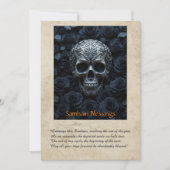 Samhain wenskaart bedankkaart (Voorkant)