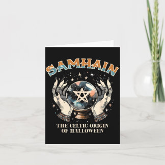 Samhain Wiel Van Het Jaar Pagan Keltische Oorspron Kaart