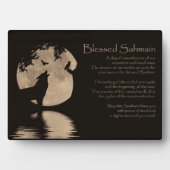 Samhain Wolf Uil Raaf Decoratie Fotoplaat (voorkant)