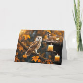 Samhain Zegen met mooie mystieke afbeelding van ui Kaart (Voorkant)