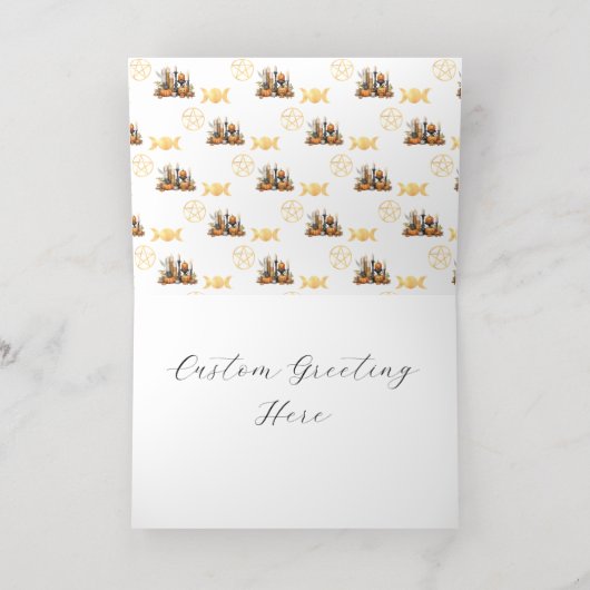 Samhain Zegeningen Folie Kaart (Binnenlaag)