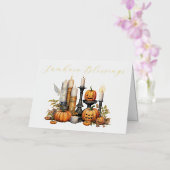 Samhain Zegeningen Folie Kaart (Orchidee)