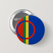 Sami, Finland Ronde Button 5,7 Cm (Voorkant /achterkant)