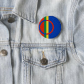 Sami, Finland Ronde Button 5,7 Cm (In situ)