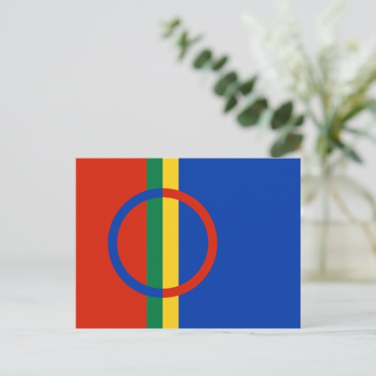 Sami Flag Briefkaart (Staand voorkant)