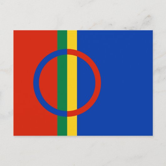 Sami Flag Briefkaart (Voorkant)
