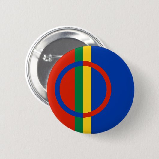 Sami Flag Button (Voorkant /achterkant)