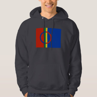 Sami Flag Hoodie (donkergrijs)