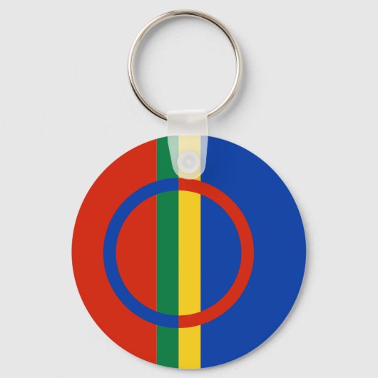 Sami Flag Sleutelhanger (Voorkant)