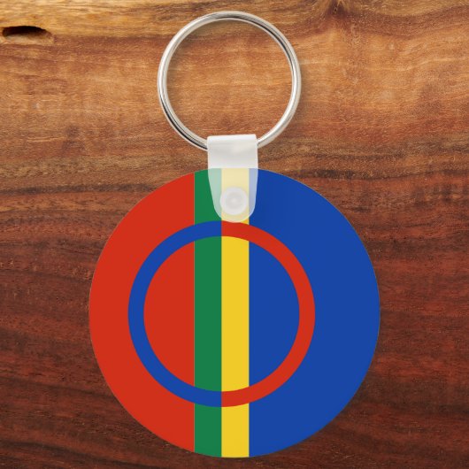 Sami Flag Sleutelhanger (Voorkant)