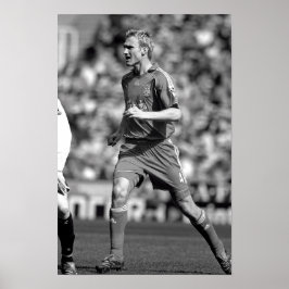 Sami Hyypia speelt voor Liverpool FC Poster
