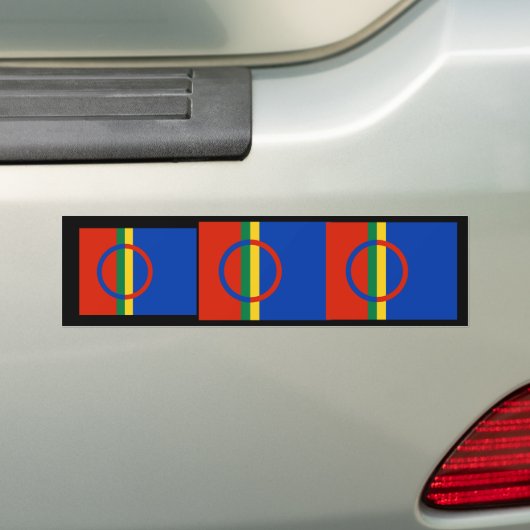 Sami, Noorwegen Bumpersticker (Op auto)