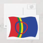 Sami People Flag Briefkaart (Voorkant / Achterkant)