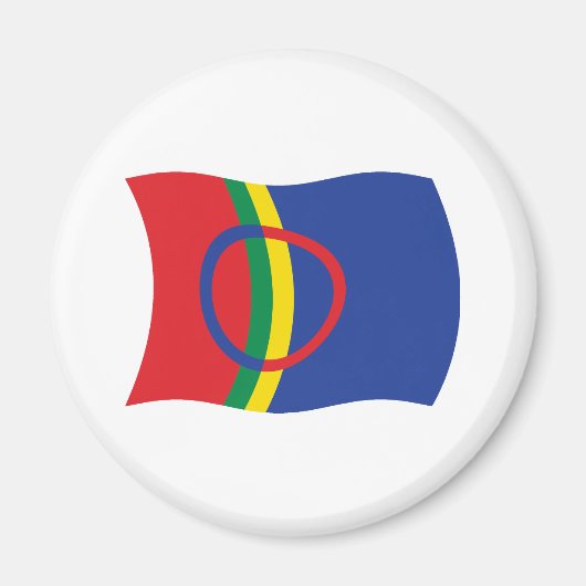 Sami People Flag Magnet (Voorkant)