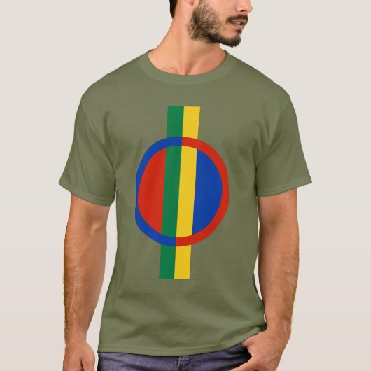 Sami People Flag T-shirt (Voorkant)