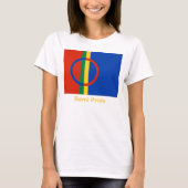 Sami Pride T-Shirt Women's (geel) (Voorkant)