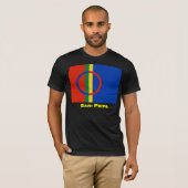 Sami Pride T-Shirt (zwart) (Voorkant volledig)