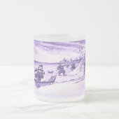 Sami Reindeer Roping Matglas Koffiemok (Center)